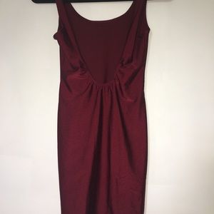 Forever 21 Party Dress (Satin Red) Brand New!